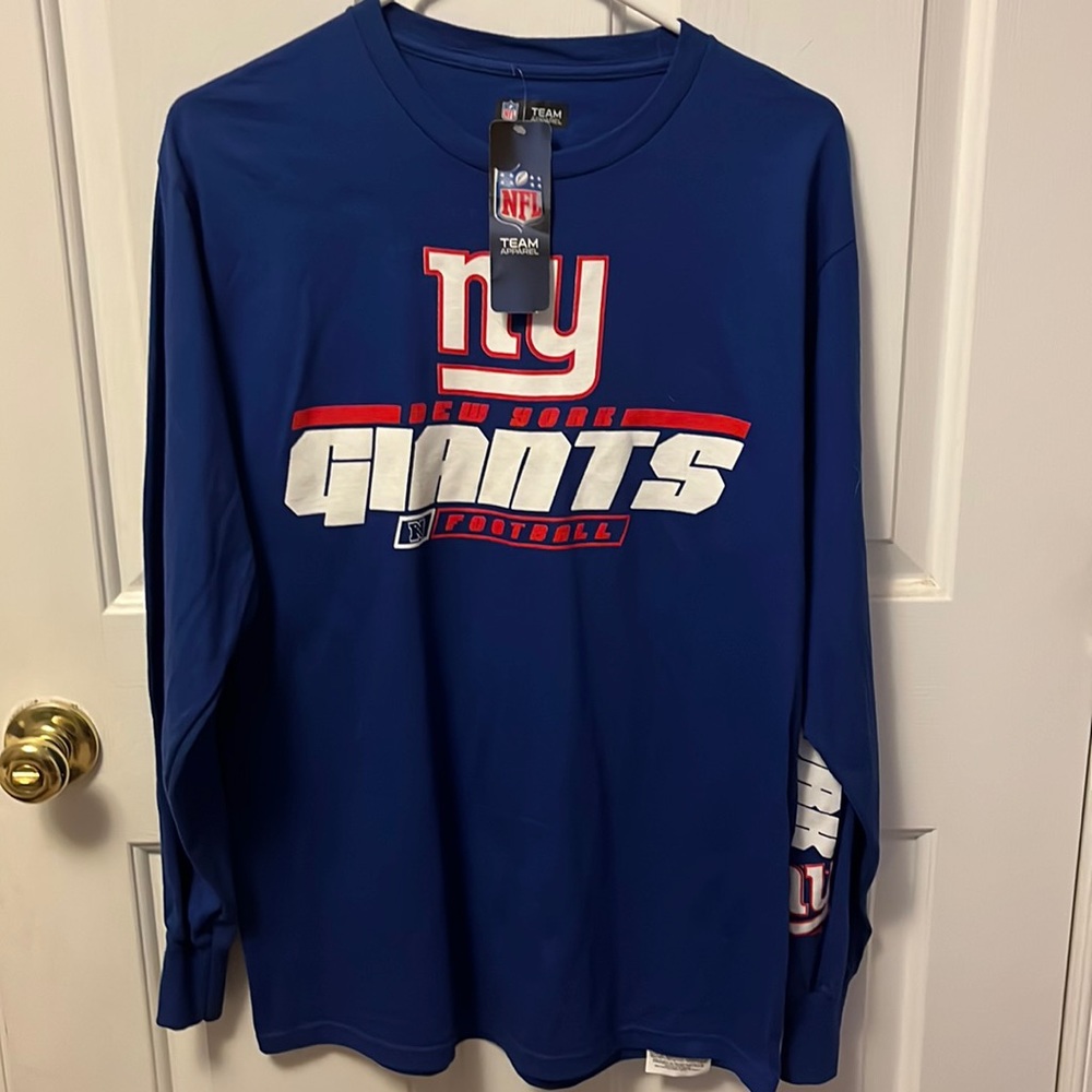 NY GIANTS Mens long sleeve T-Shirt Size M